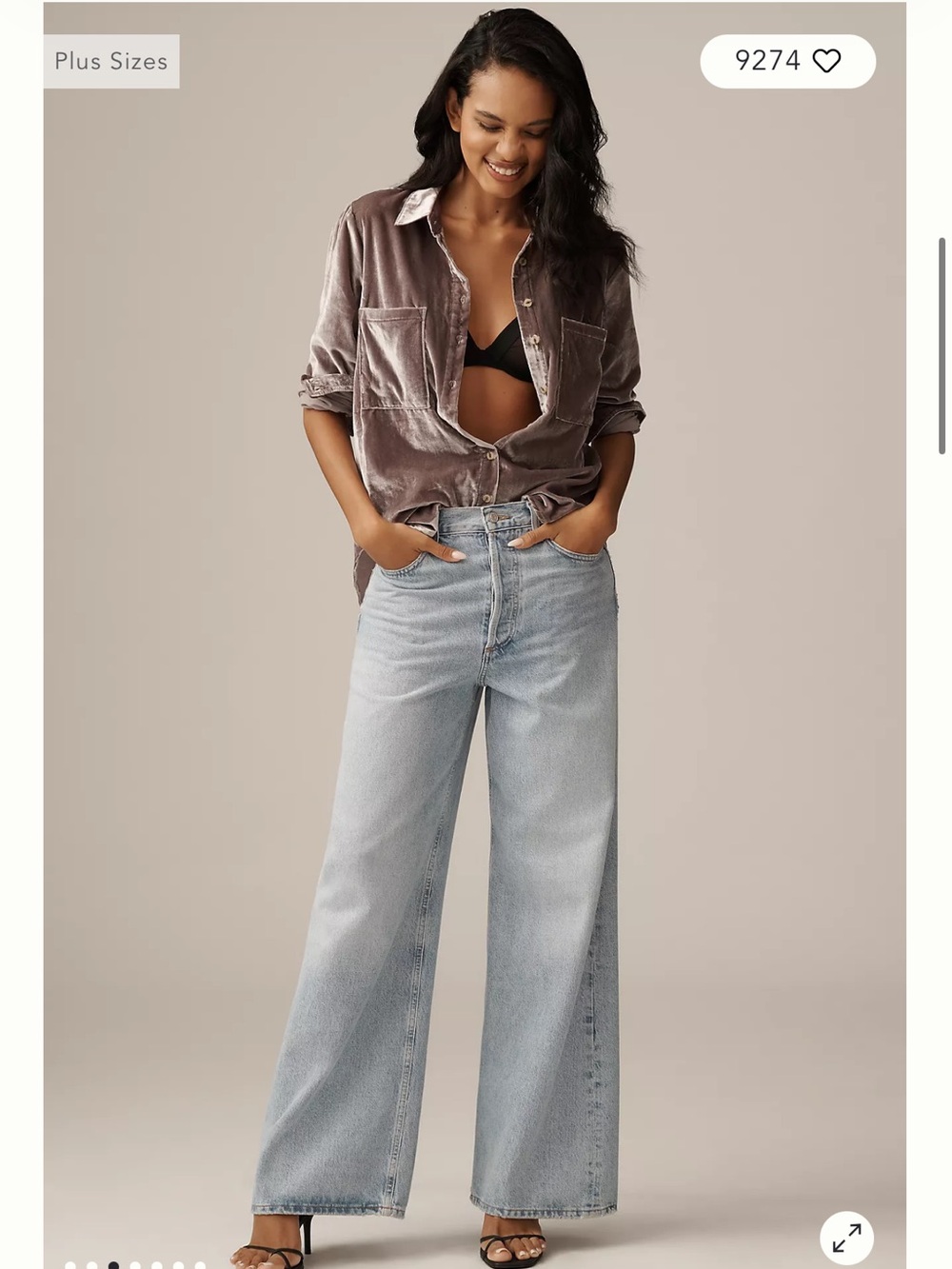 Pilcro Hadley Relaxed Fit Velvet Button-Down Shirt - Mauve